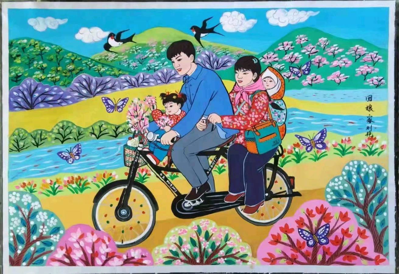农民画配诗*巾帼不让须眉 诗人徐福臣（吉林）画家 刘艳（辽宁）【冰心文化传媒】主编 冰心（图4）
