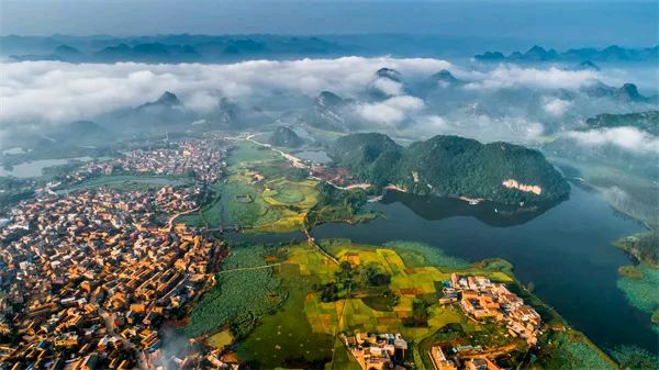 云南:普者黑和坝美景区上榜“稻花香里说丰年”全国乡村旅游精品线路