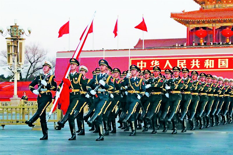 中华诗艺社黑龙江分社推介/柯有钢:三军仪仗队（图8）