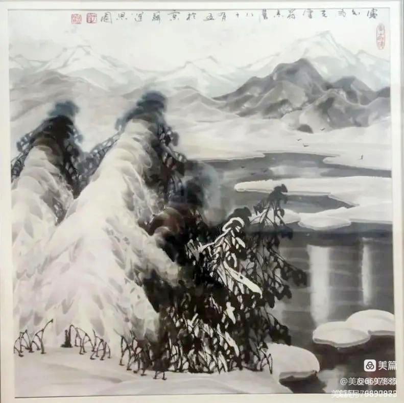 “翰墨颂伟业 奋进新征程”——香坊区庆祝中国共产党第二十次全国代表大会胜利召开主题书画作品展（图4）