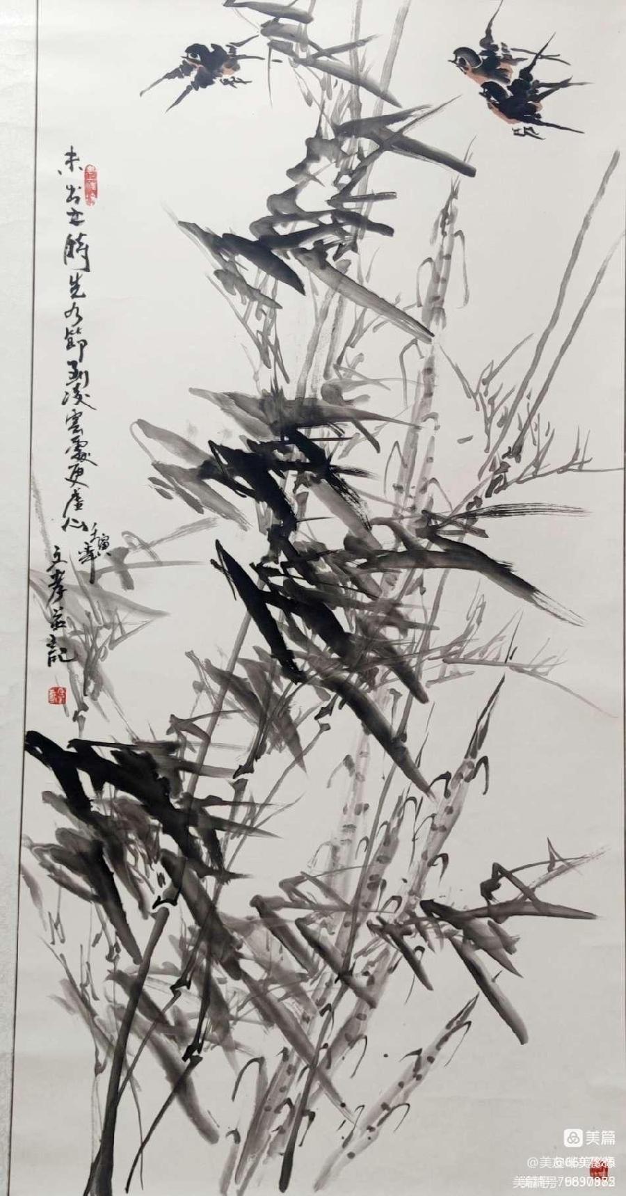 “翰墨颂伟业 奋进新征程”——香坊区庆祝中国共产党第二十次全国代表大会胜利召开主题书画作品展（图7）