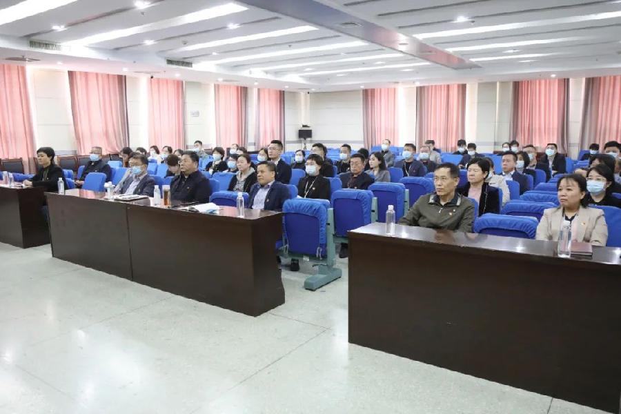 市眼科医院组织收看党的二十大开幕会盛况