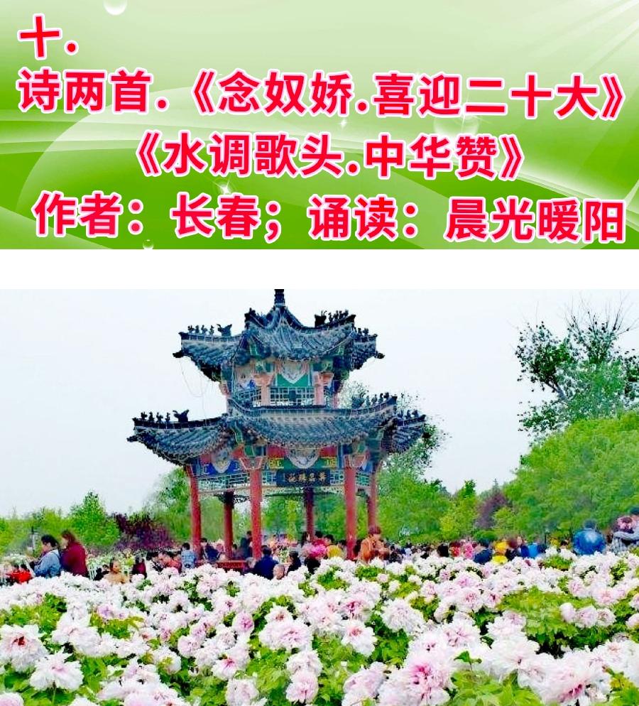 中国北疆写作朗诵精英协会《庆十一.喜迎二十大》空中诗会下篇 编辑:香乡【北疆头条】(第318期)(图19)