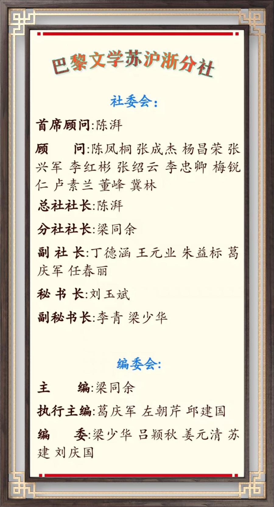 巴黎文学苏沪浙诗社010期微刊《红旗指处响惊雷》（图45）