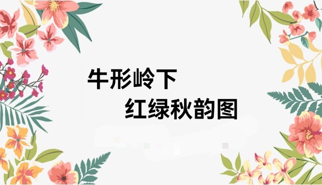 谭成林:牛形岭下红绿秋韵图
