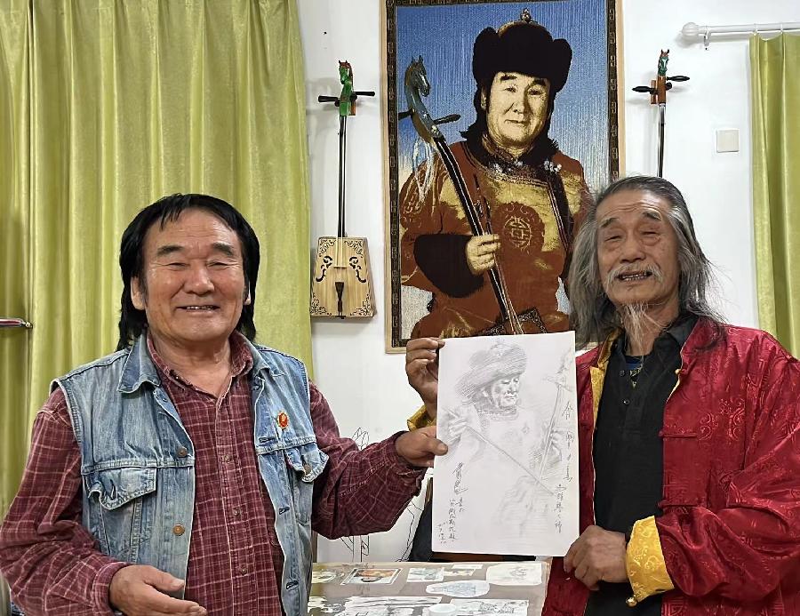 【雅诗总会】艺术家萧宽泼墨挥毫''齐宝力高马头琴艺术馆''艺术欣赏(图4)