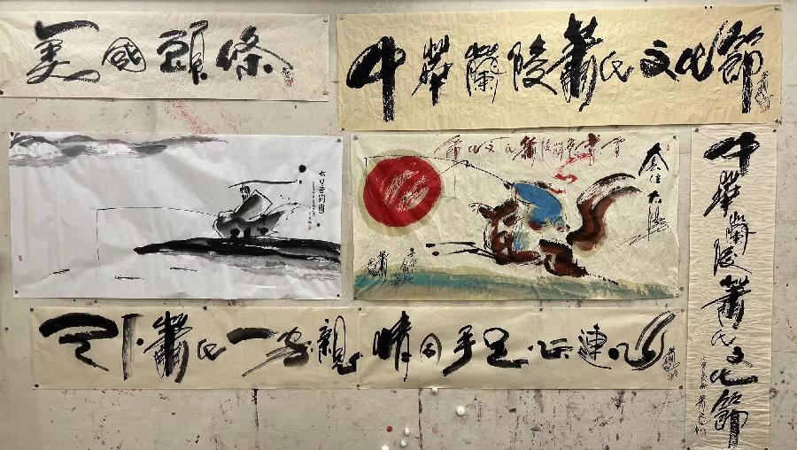 【雅诗总会】艺术家萧宽泼墨挥毫''齐宝力高马头琴艺术馆''艺术欣赏(图12)