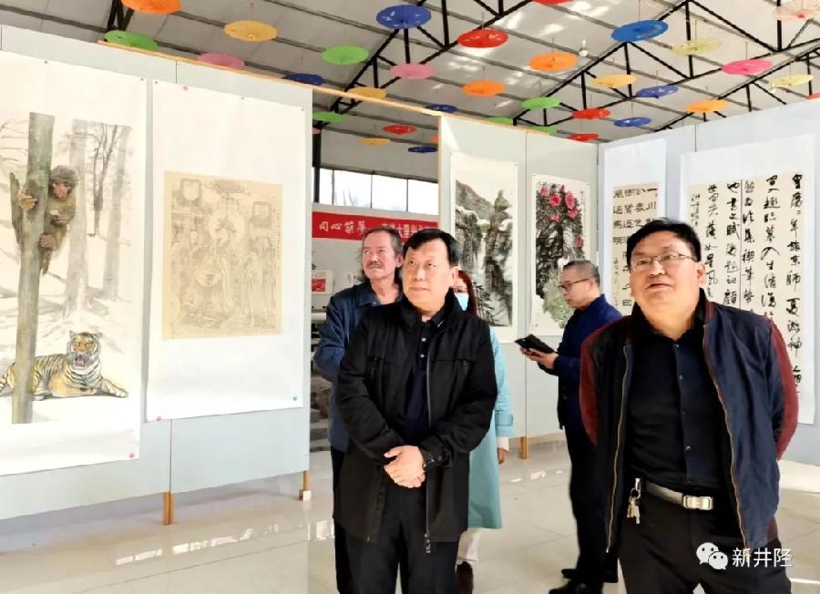 喜迎二十大 绽放井陉红｜走进大里岩——书画精品展（图2）