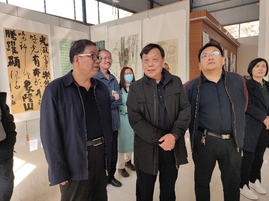 喜迎二十大 绽放井陉红｜走进大里岩——书画精品展（图4）