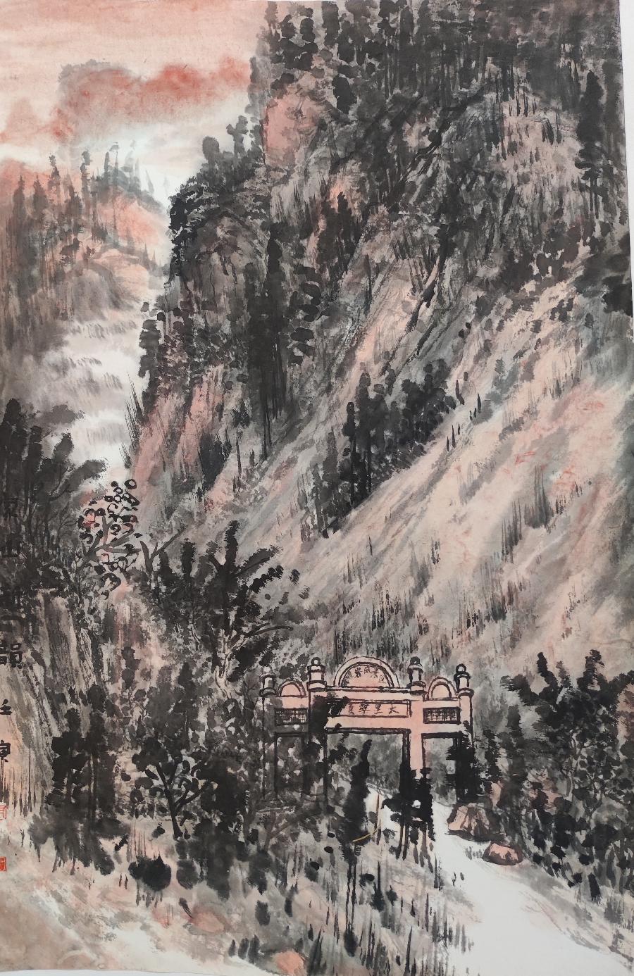 喜迎二十大 绽放井陉红｜走进大里岩——书画精品展（图9）