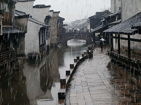 【新诗大观】多情自古江南雨||文/周聪||诵/天依