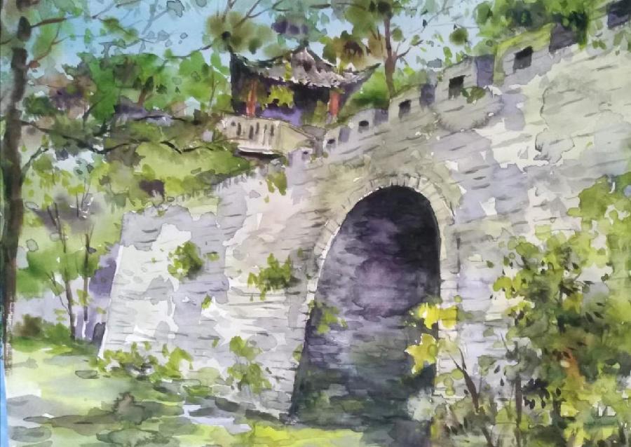 《川沙古城墙景色》（外八首）作者：凌霞珍（图2）