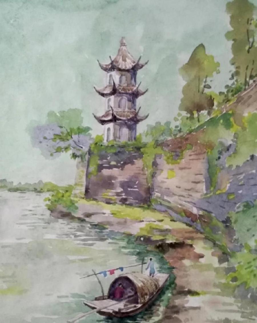 《川沙古城墙景色》（外八首）作者：凌霞珍（图3）