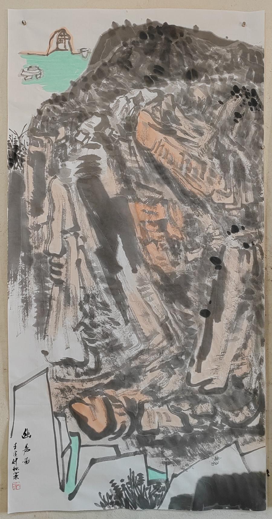 【雅诗总会】厚重苍茫唱大风著名山水画家李向东作品欣赏(图4)