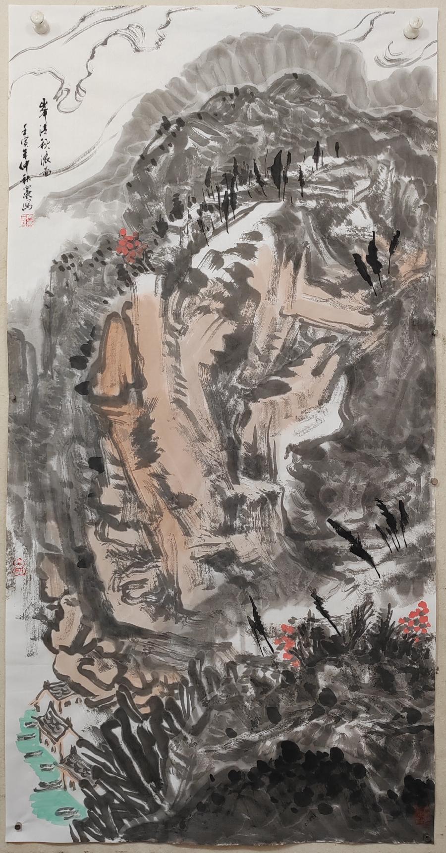 【雅诗总会】厚重苍茫唱大风著名山水画家李向东作品欣赏(图8)