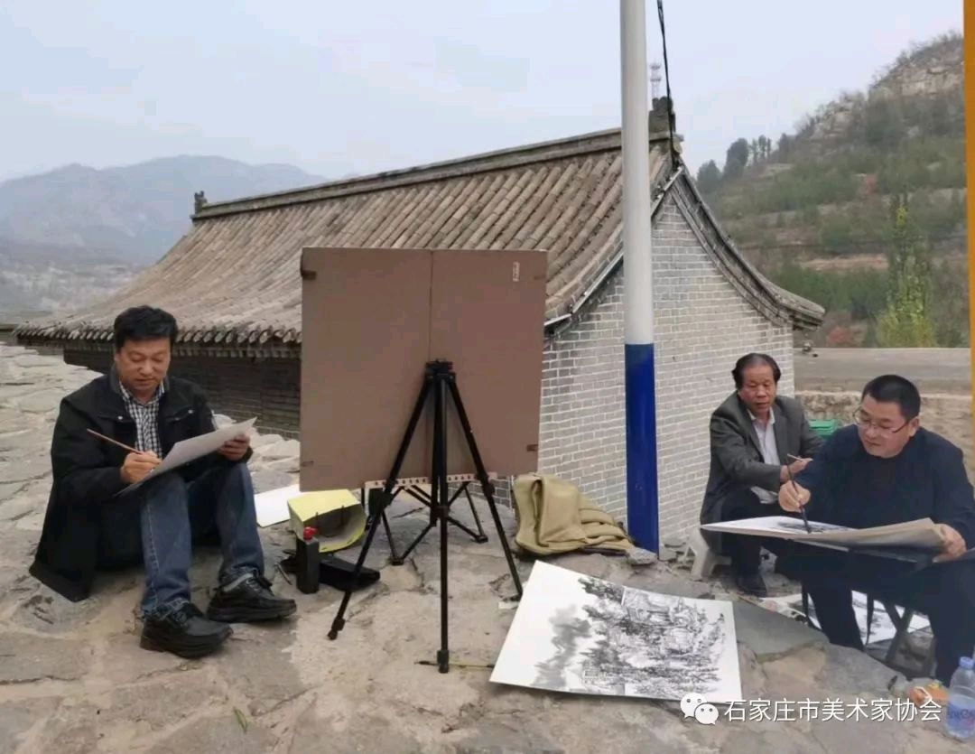 学习宣传贯彻党的二十大精神 段朝林美术家工作室组织采风写生(图5)