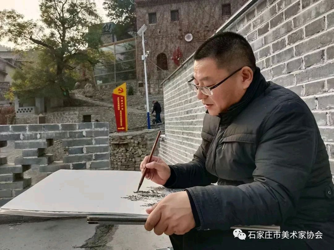 学习宣传贯彻党的二十大精神 段朝林美术家工作室组织采风写生(图21)
