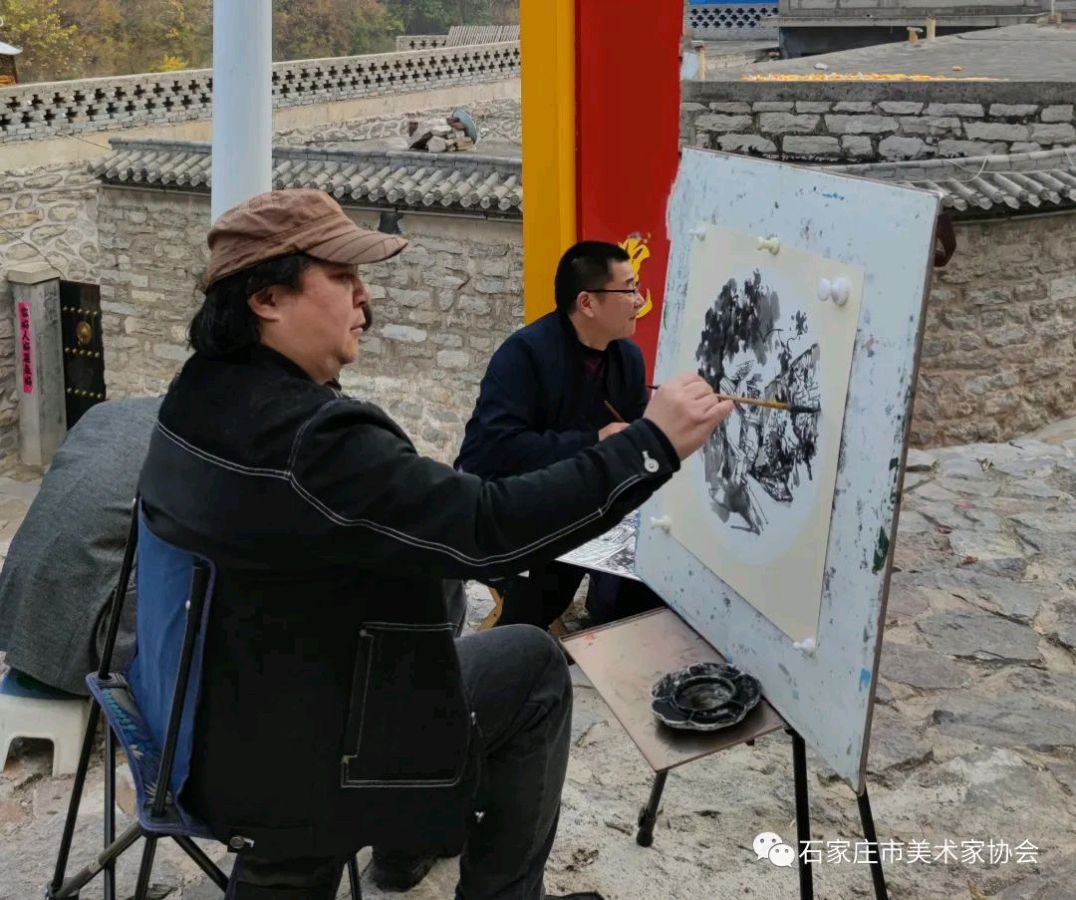 学习宣传贯彻党的二十大精神 段朝林美术家工作室组织采风写生(图24)