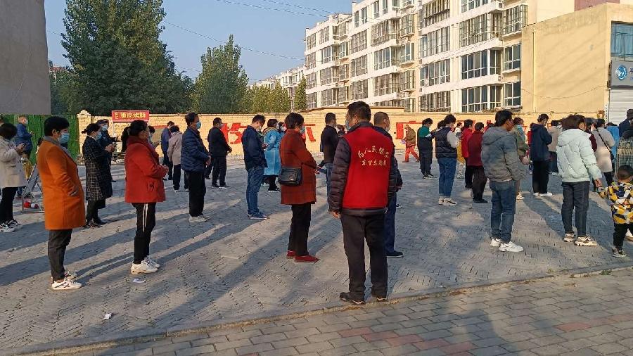 便民服务核检 志愿彰显担当