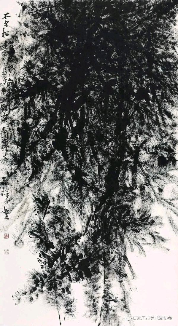 丰碑·庆祝石家庄解放75周年书法美术摄影展美术作品专辑（第一期）（图5）