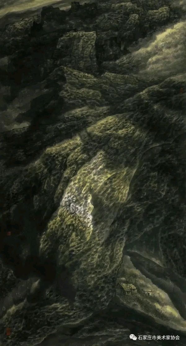 丰碑·庆祝石家庄解放75周年书法美术摄影展美术作品专辑（第一期）（图9）