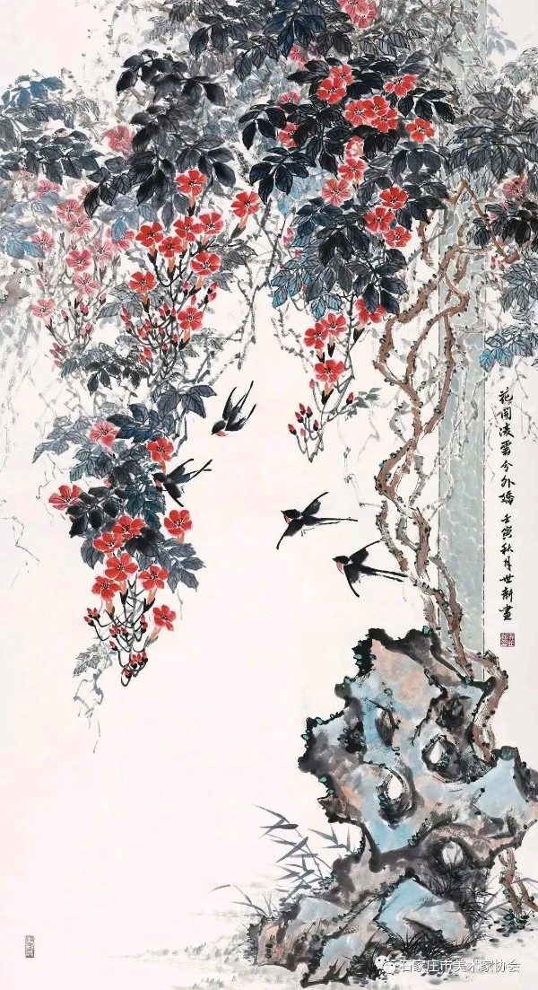 丰碑·庆祝石家庄解放75周年书法美术摄影展美术作品专辑（第一期）（图10）