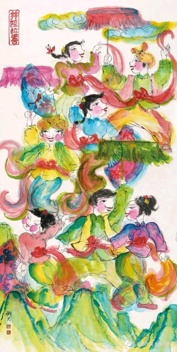 丰碑·庆祝石家庄解放75周年书法美术摄影展美术作品专辑（第一期）（图24）