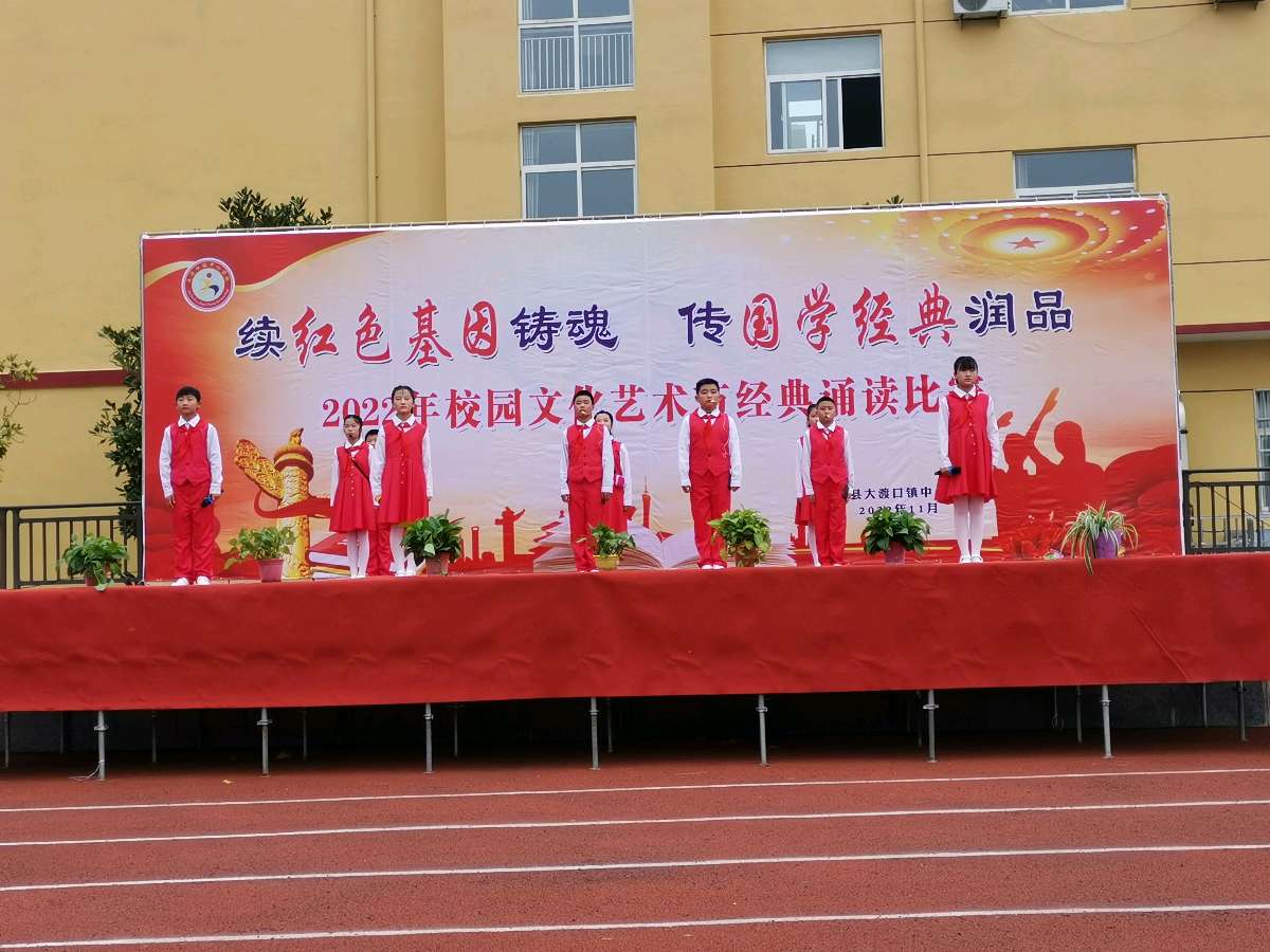 东至大渡口中心学校举行经典诵读比赛(图7)
