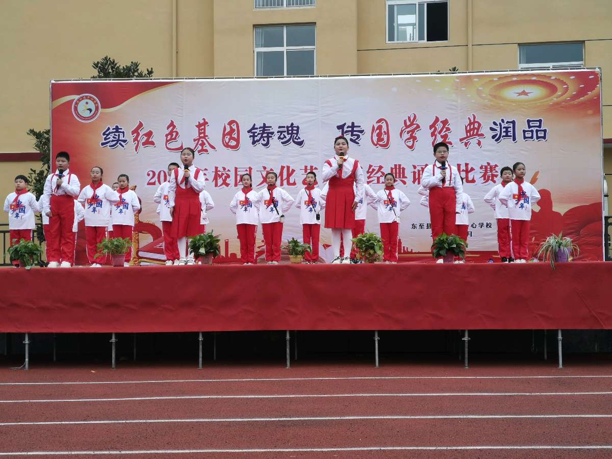 东至大渡口中心学校举行经典诵读比赛(图6)