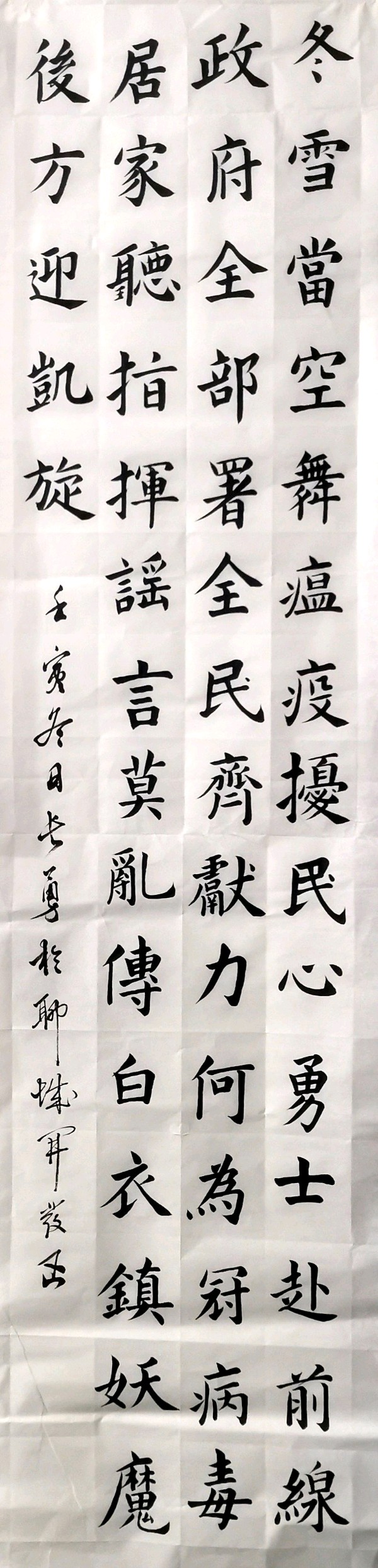 艺同抗疫 勇毅前行——聊城市书画研究会抗疫作品展（图21）
