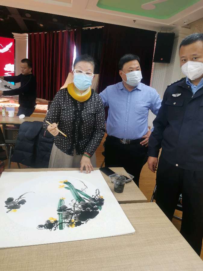 与“荧光黄”携手同行, 翰墨飘香满警营(图14)