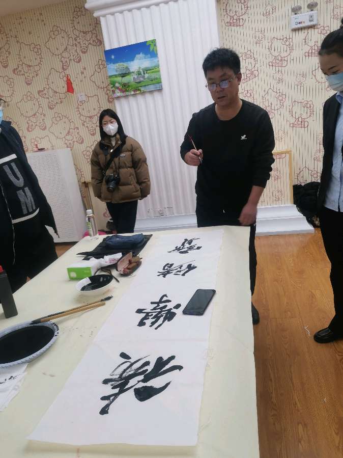与“荧光黄”携手同行, 翰墨飘香满警营(图15)
