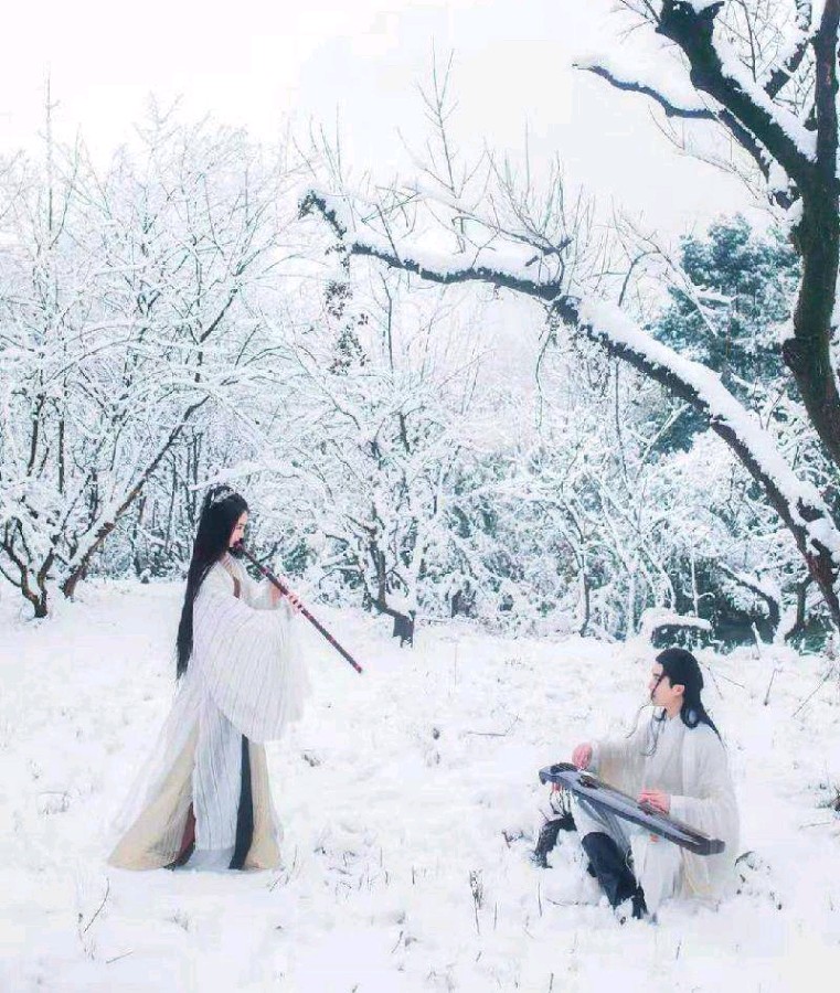 《雪中情》作者/丹水情韵 诵读/瑞雪丰年 编辑/五指山【花雨馨声】有声文学平台【第144期】（图3）