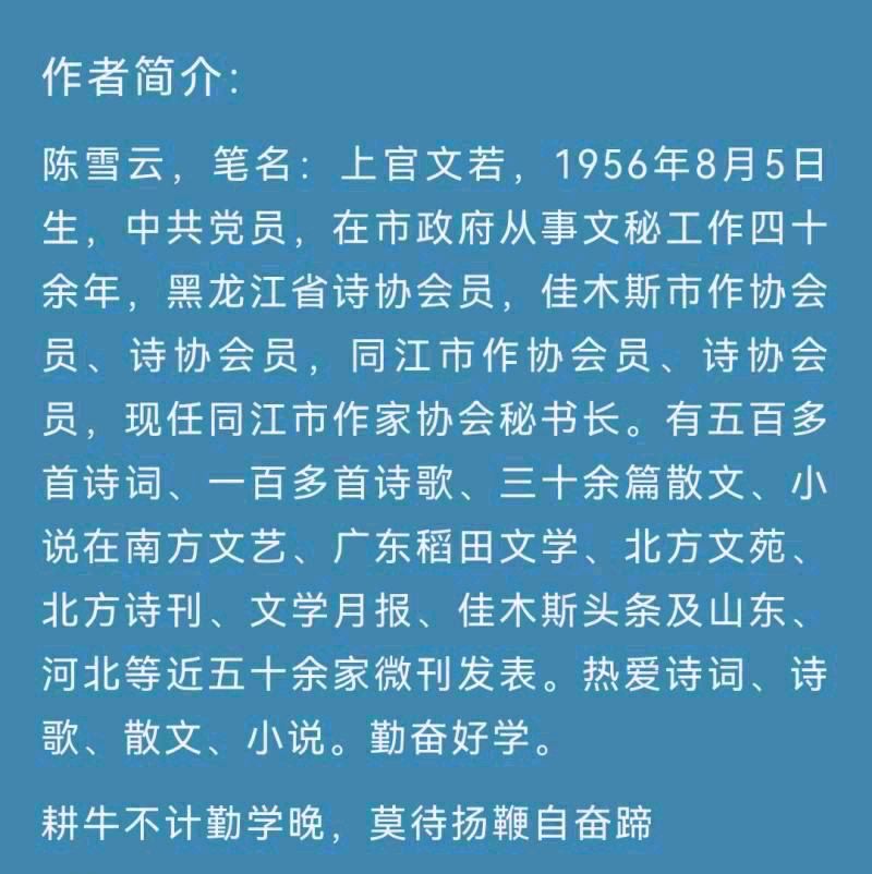 七律•喜迎元旦 作者（黑龙江）优秀作家诗人陈雪云老师 请您欣赏（图7）