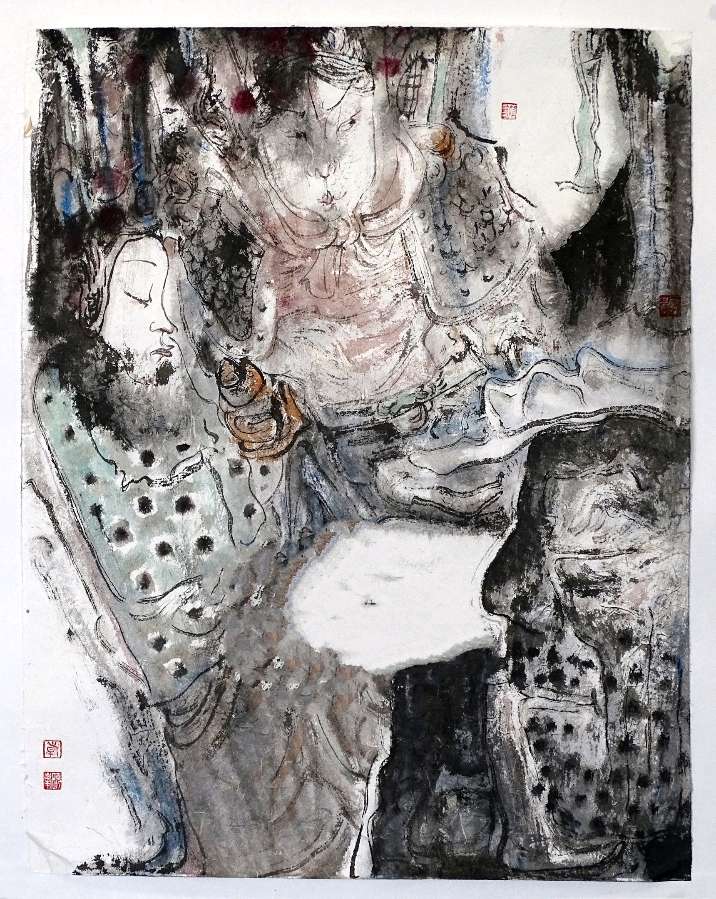 【雅诗总会】古朴厚重写意境墨随心中自然成——著名画家韩晓峰作品展览风采雅集（图6）