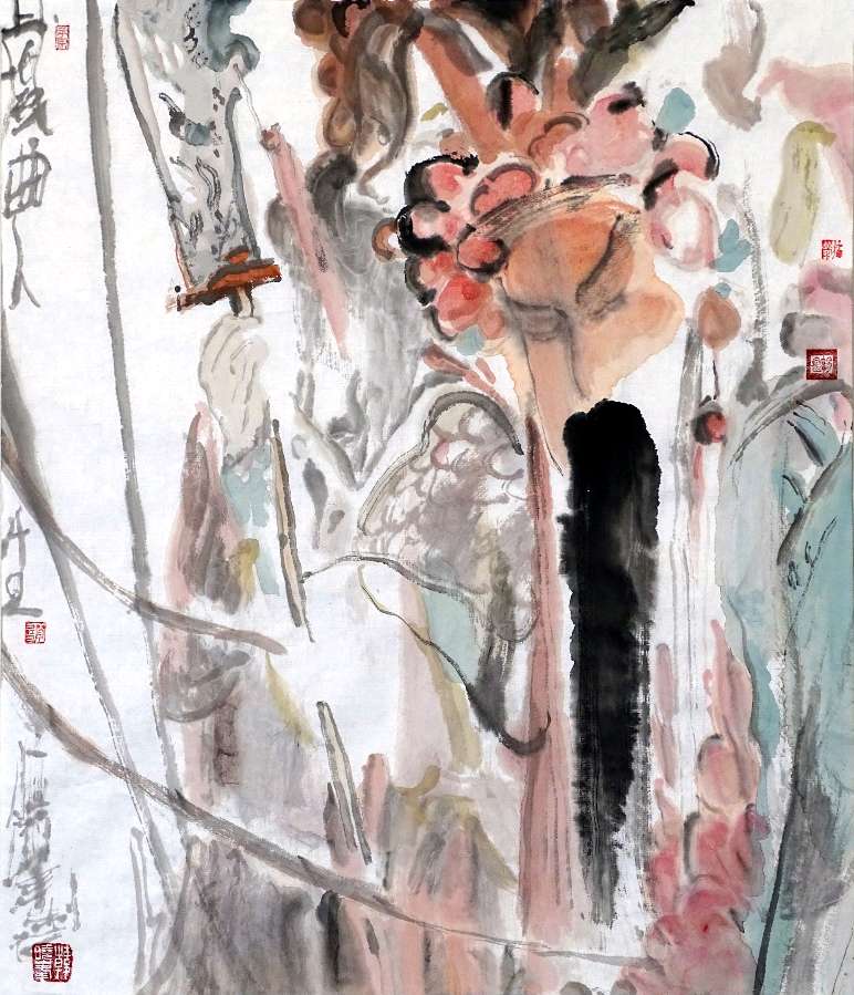【雅诗总会】古朴厚重写意境墨随心中自然成——著名画家韩晓峰作品展览风采雅集（图4）
