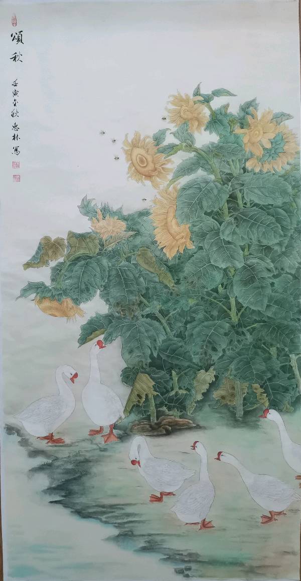 【雅诗总会】清新韵雅写风华——画家程惠林作品欣赏（图6）