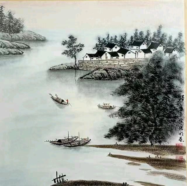 【雅诗总会】清新隽秀写出大美艺术境界——著名画家张明作品欣赏(图10)