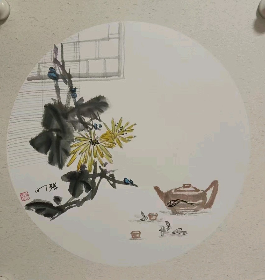 【雅诗总会】清新隽秀写出大美艺术境界——著名画家张明作品欣赏(图14)