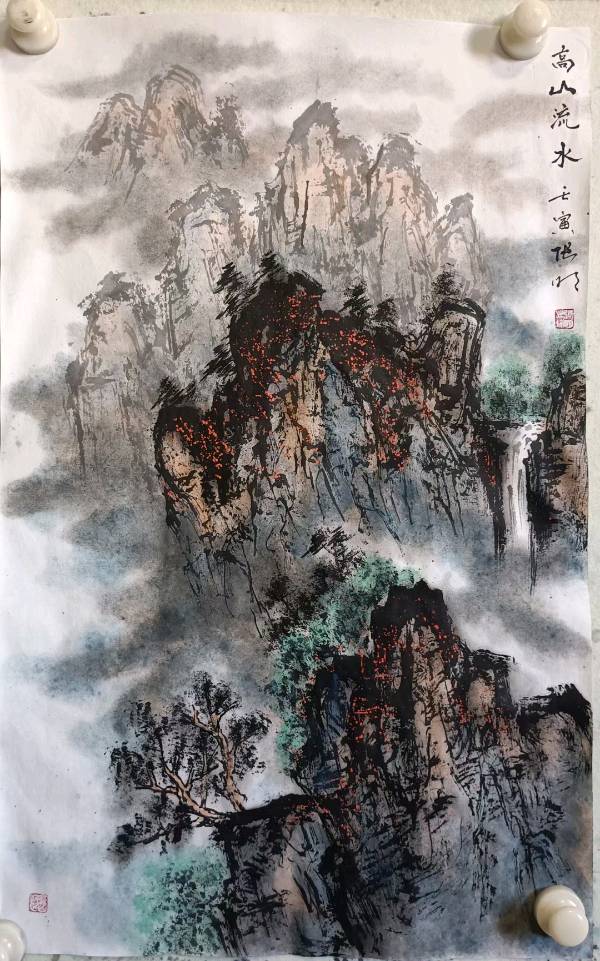 【雅诗总会】清新隽秀写出大美艺术境界——著名画家张明作品欣赏(图19)