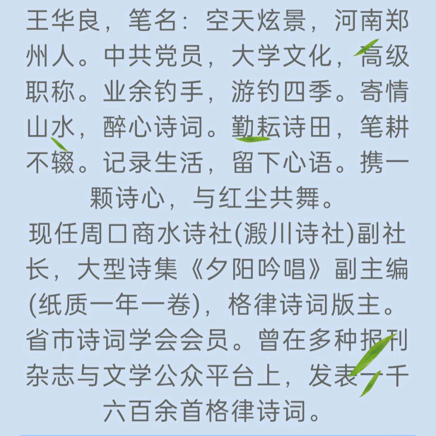《鹧鸪天· 元夕煮梦》作者：王华良(河南郑州)（图6）