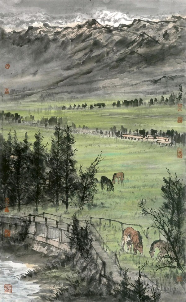 【雅诗总会】“我们的中国梦——文化进万家”当代中国画名家邀请展(五)(图29)