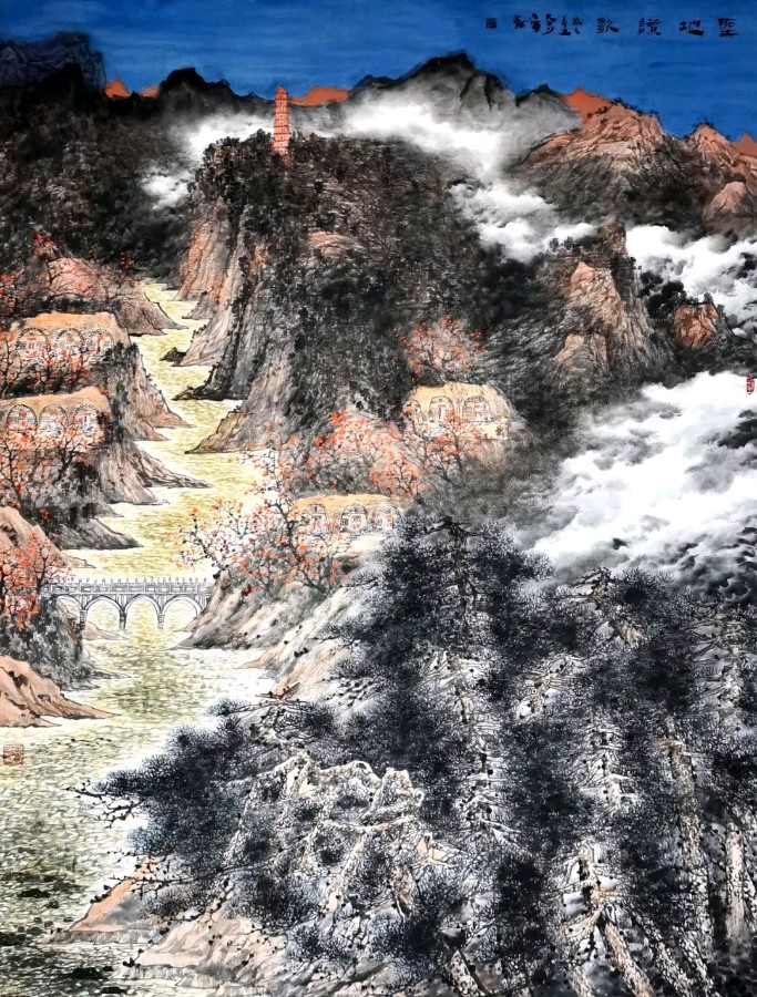 【雅诗总会】“我们的中国梦——文化进万家”当代中国画名家邀请展(五)(图40)