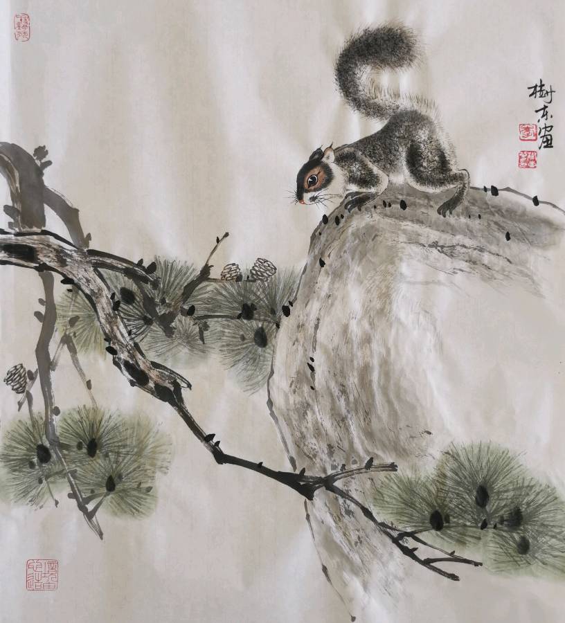 入省会文化艺术交流精彩纷呈墨随心走写出精到精致大美艺境一一著名画家李树东石家庄笔会作品欣赏(图10)