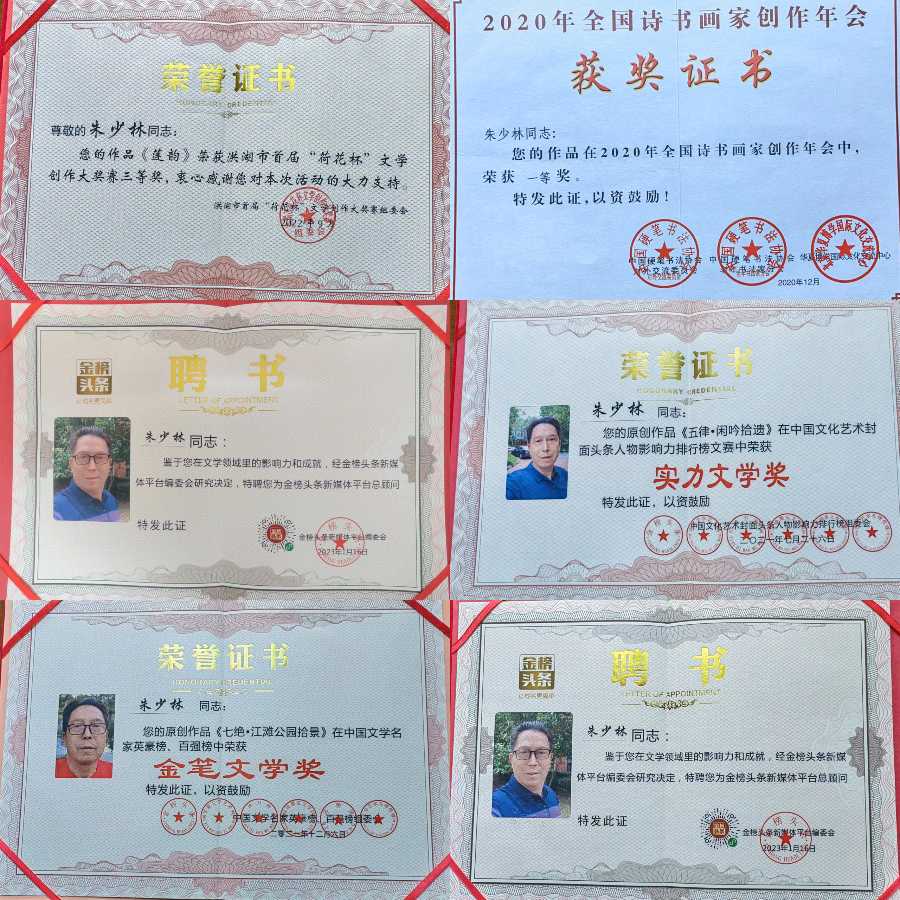 上海优秀诗人朱少林七律·《颂巾帼》外三首(图10)