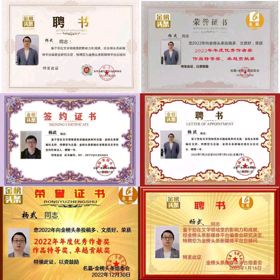 分享优秀诗人(勤珷)杨武老师诗词六首请欣赏(图12)