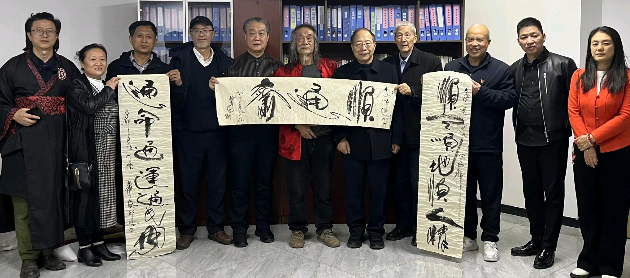 山西诚信基地《山西会馆》《赵梅生美术馆》《七星艺术幼儿园》《健行蒙山》萧宽一行结缘郑强一行考察（图57）