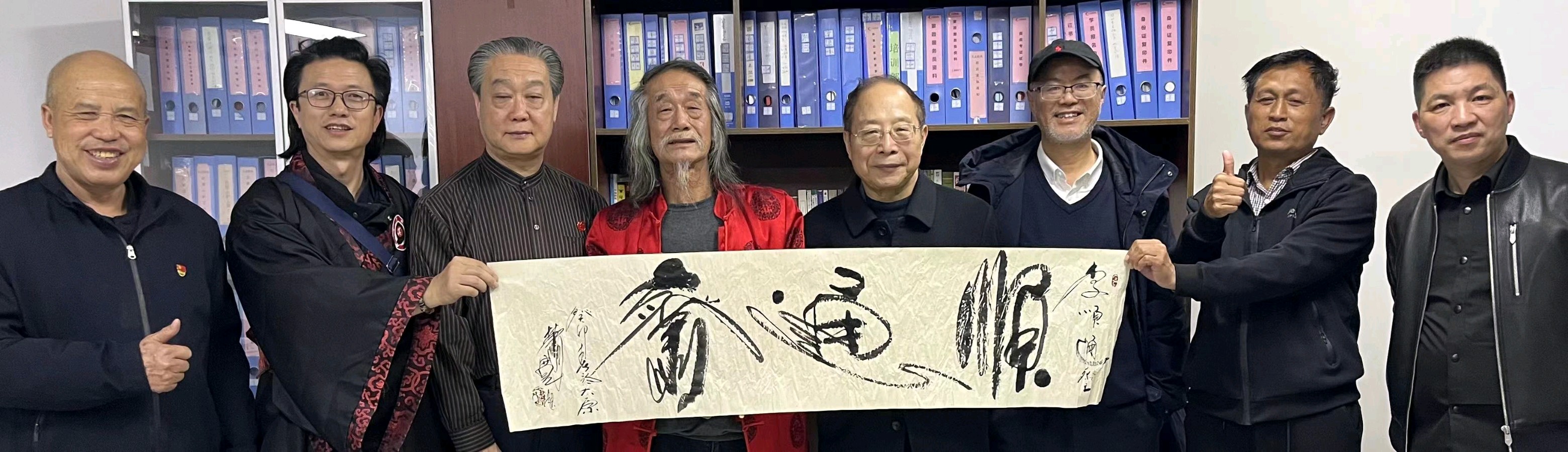 山西诚信基地《山西会馆》《赵梅生美术馆》《七星艺术幼儿园》《健行蒙山》萧宽一行结缘郑强一行考察（图56）