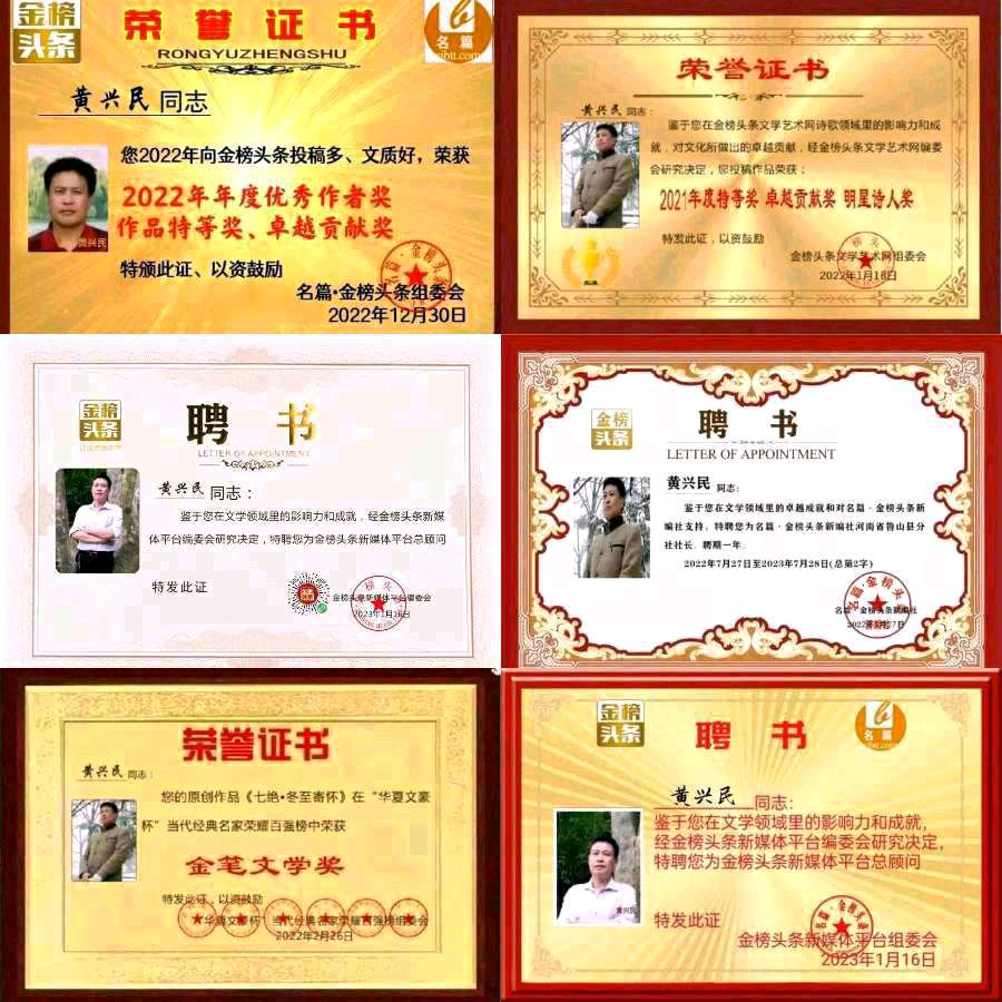 【七律•賀鲁山一高荣获县域百强中学称号暨九十华诞】外两首作者／优秀诗人黄兴民广请欣赏（图10）
