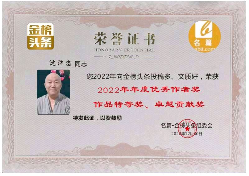 【齐鲁风】分享优秀诗人（厚甫）沈沛忠老师佳作请欣赏（图15）